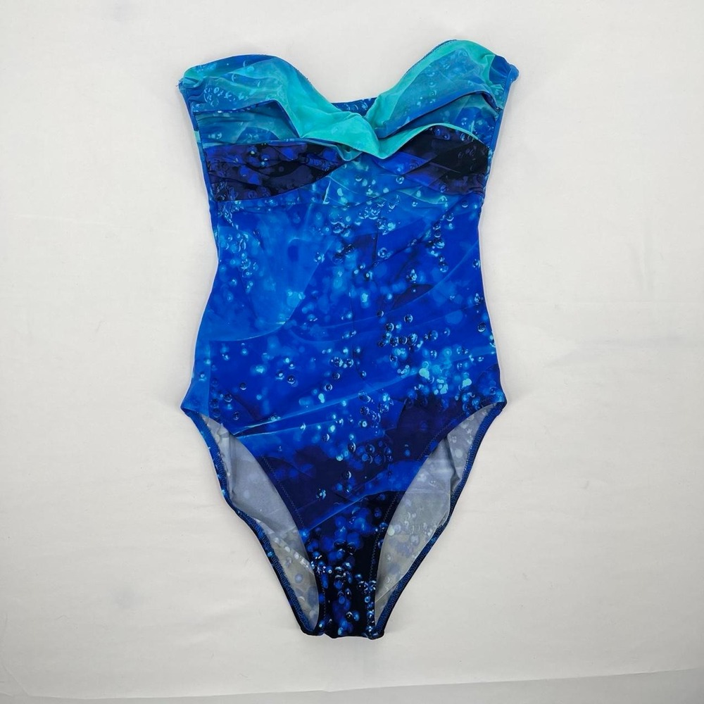 Vintage Gottex Women's  Retro Designer One Piece Swimsuit Euro Archival 40 6 S